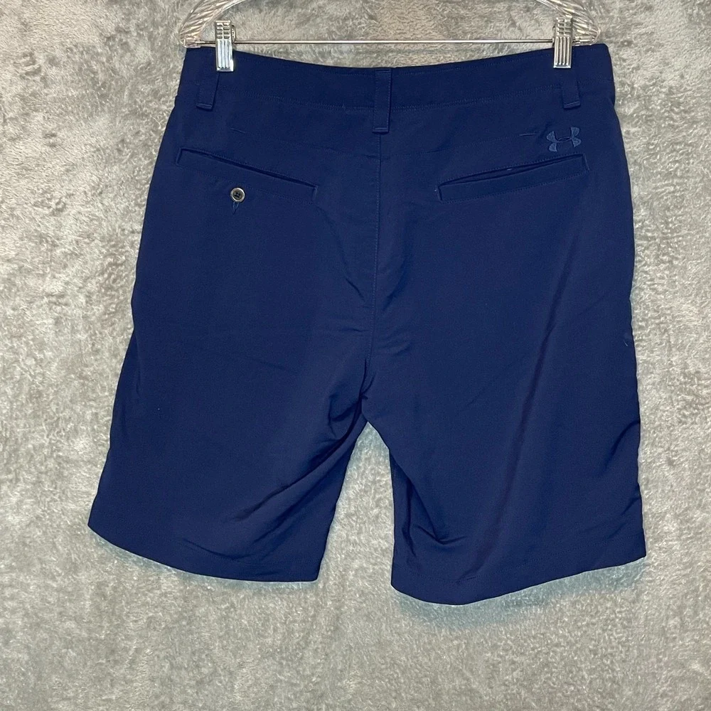 Under Armour Mens UA Match Play Golf Shorts Size 34 Mid Rise Hybrid Performance